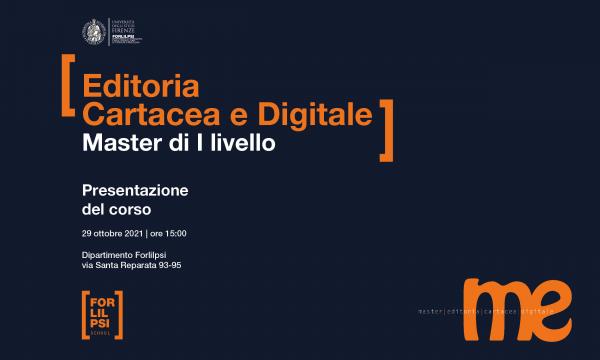 #Presentazione del Master